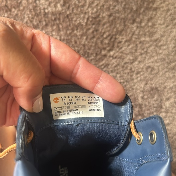 Timbelard Navy Blue Suede - Picture 4 of 5